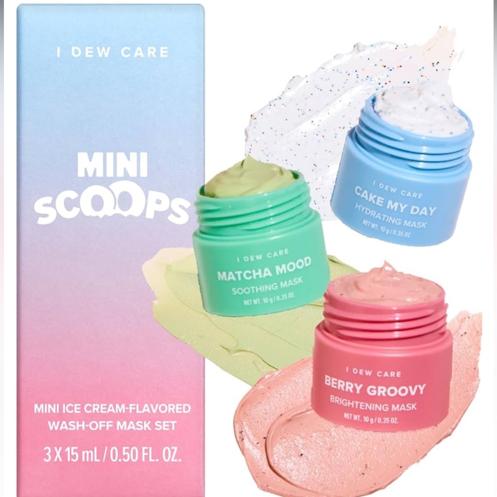 🍧🍨🍧 I Dew Care Mini Scoops Face Mask Set🍧🍨🍧 NWT 🍧🍨🍧